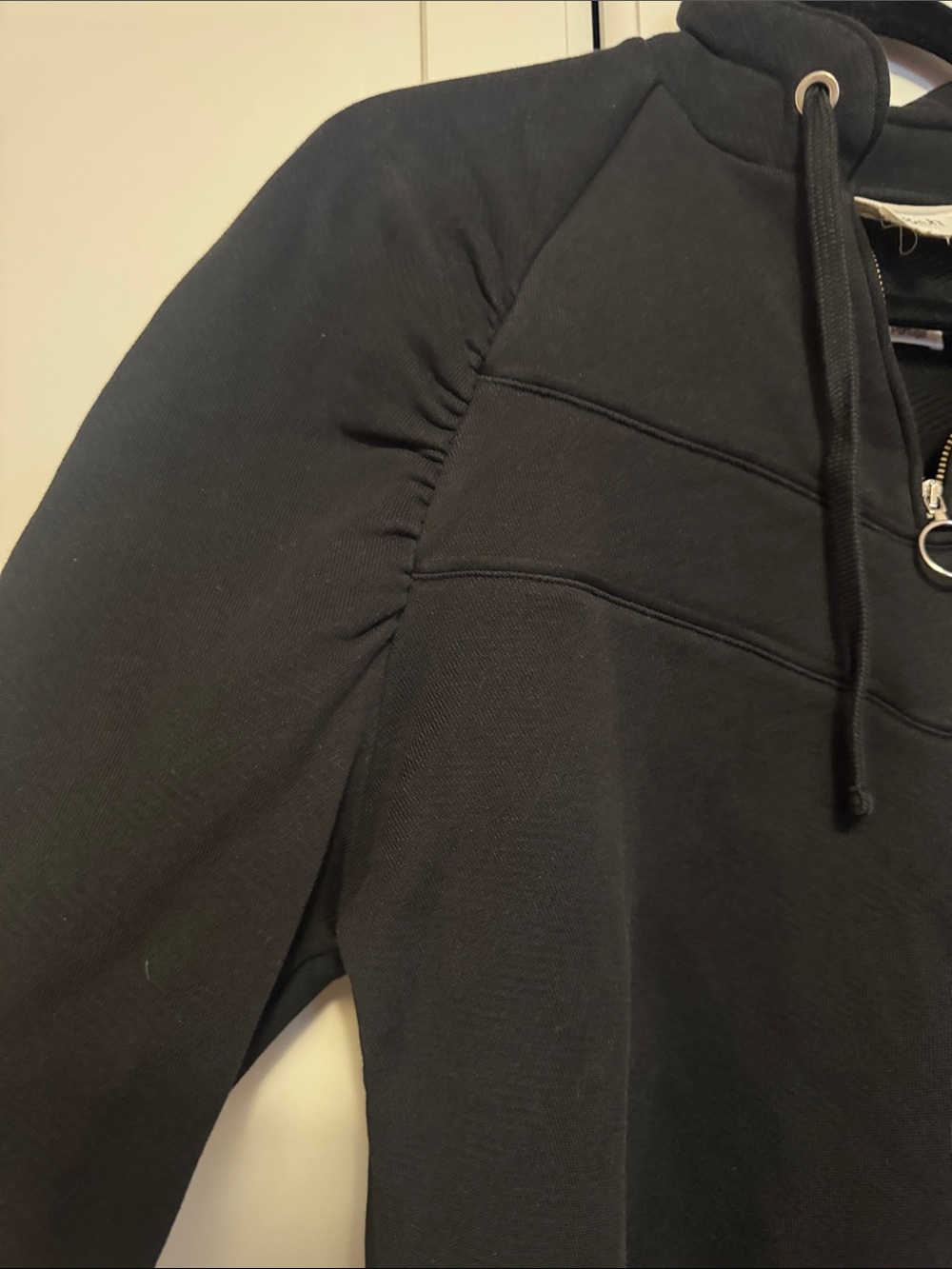 Ba&sh Black Sweater Quarter zip Small - Picture 4 of 6